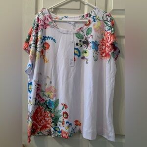 Jane+delance floral blouse